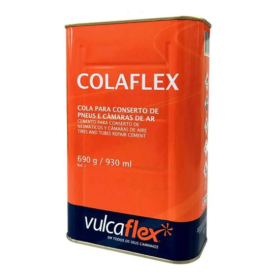 Imagem de Cola Preta Quente Vulcanizante Câmara Colaflex 690g 900ml