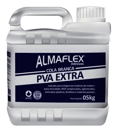 Imagem de Cola Pva Extra Para Madeira Mdf Compensados 5Kg Almaflex