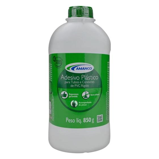 Imagem de Cola PVC 850 g (Frasco) Amanco