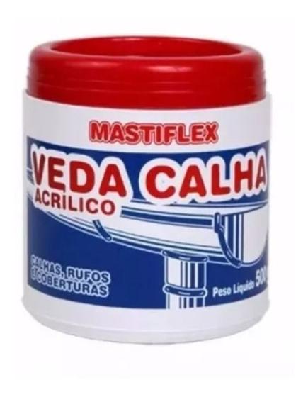 Imagem de Cola Sela Calha Cinza 500 Gramas Mastiflex