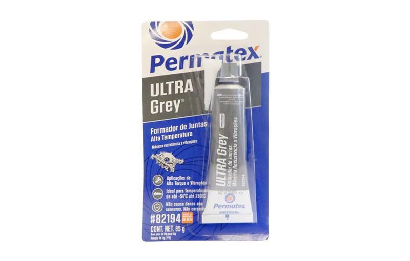 Imagem de Cola Silicone Alta Temperatura Permatex Ultra Grey 85G