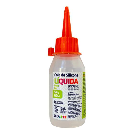 Imagem de Cola silicone liquida 60ml Leonora