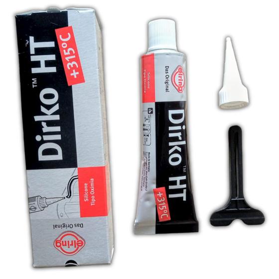 Cola Silicone Preta Black Motor Alta Temperatur Dirko Elring ELRING Menor preço em Cola Silicone Preta Black Motor Alta Temperatur Dirko Elring ELRING