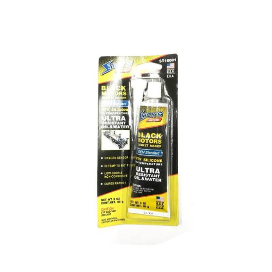 Imagem de Cola Silicone Preto Alta Temperatura Sticks Motors 85 Gramas