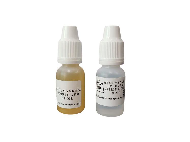 Imagem de Cola Spirit Gum verniz 10ml + Removedor 10ml