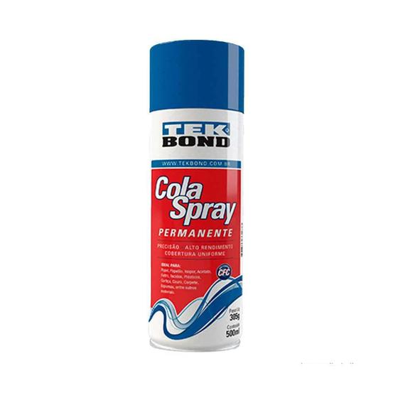 Imagem de Cola spray permanente 500ml incolor Tekbond