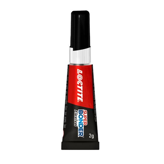 Imagem de Cola Super Bonder Flexível 2g Em Gel Loctite Instantânea Multiuso Ultra Forte Resistente 