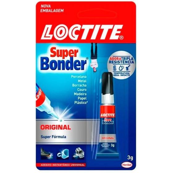 Imagem de Cola Super Bonder Original 3g
