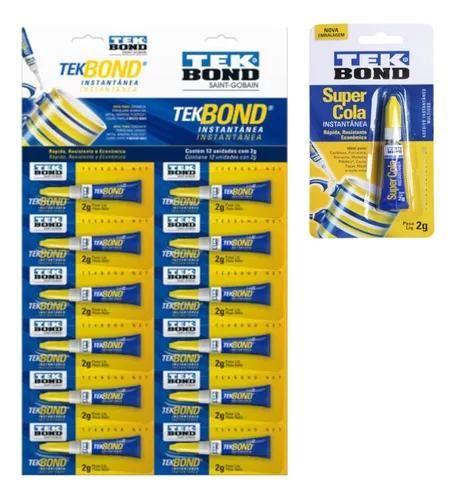 Imagem de Cola Tek Bond Instantânea 2g Super Bond