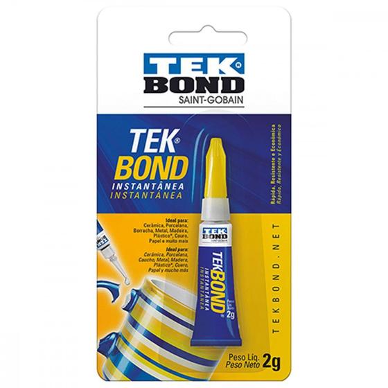 Imagem de Cola Tekbond Instantanea 2G - Kit C/24 Unidades