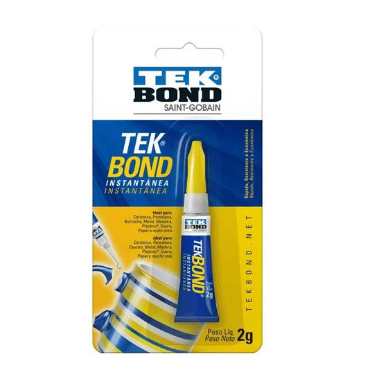 Imagem de Cola Tekbond Super Cola C/02 Gramas Blister