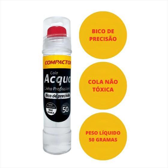 Imagem de Cola transparente Compactor acqua 50g