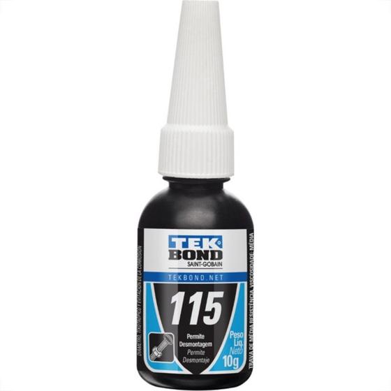 Imagem de Cola Trava Rosca Tekbond Bmt 115 Azul 10G Blister