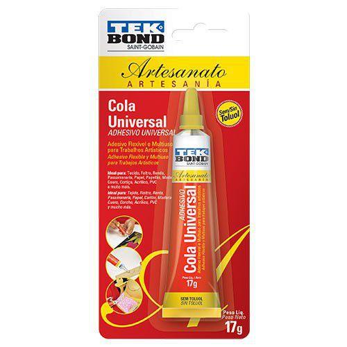 Imagem de Cola Universal Adesiva 17g Tek Bond Super Colagem