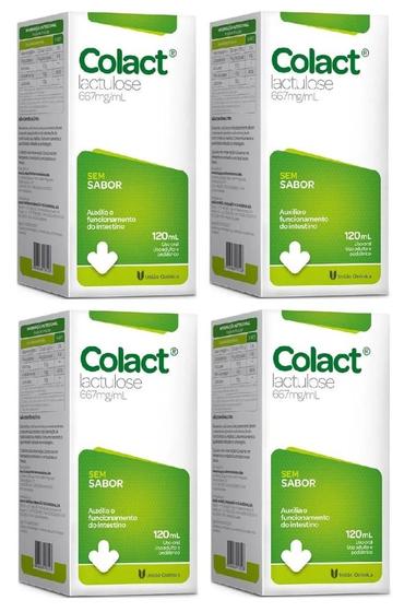 Imagem de Colact Com 4 Caixas Sem Sabor 120ml Cada