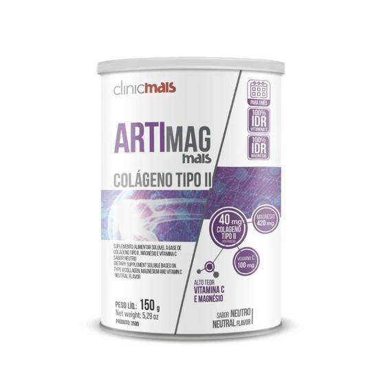 Imagem de Colágeno Artimag Tipo II 40 mg por porção em Pó 150g