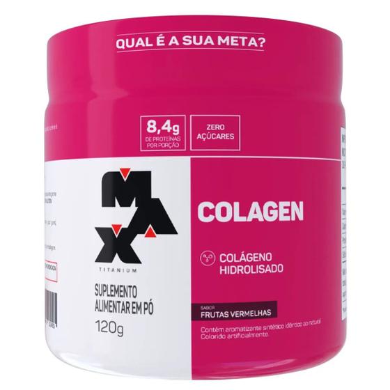 Imagem de Colágeno Colagen Em Pó Pote 120g Max Titanium