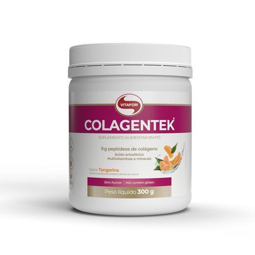 Colágeno Colagentek Vitafor 300g - Hidrolisado Tangerina Menor preço em Colágeno Colagentek Vitafor 300g - Hidrolisado Tangerina