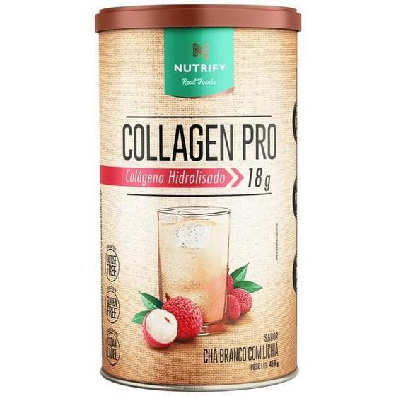 Imagem de Colageno Collagen Pro Chá Branco Com Lichia 450G Nutrify