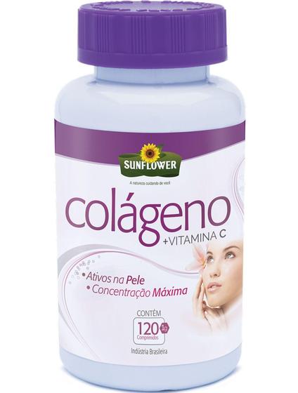 Imagem de Colágeno com Vitamina C (1000mg) 120 cápsulas - Sunflower