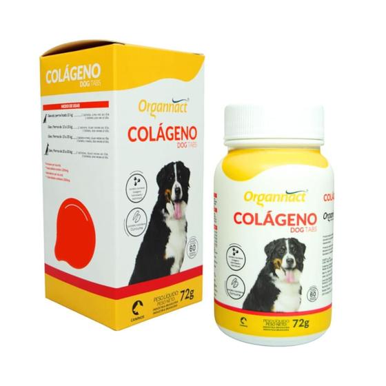 Imagem de Colágeno Dog Tabs Organnact Suplemento Cães 60Cps 72g