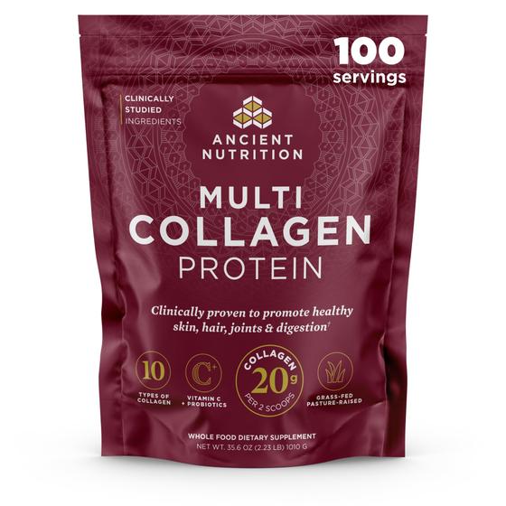 Imagem de Colágeno em Pó Ancient Nutrition - 1kg com Probióticos