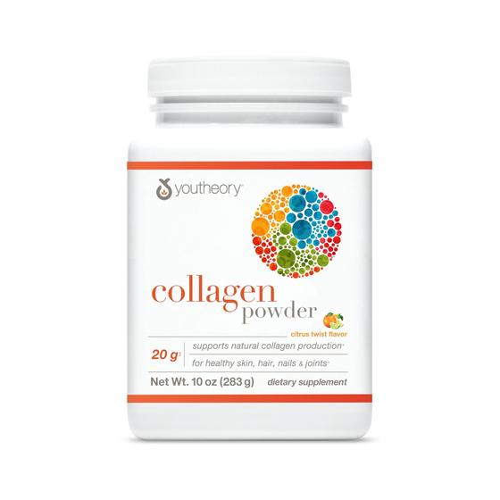 Imagem de Colágeno em pó Youtheory Premium com vitamina C e biotina 300 ml