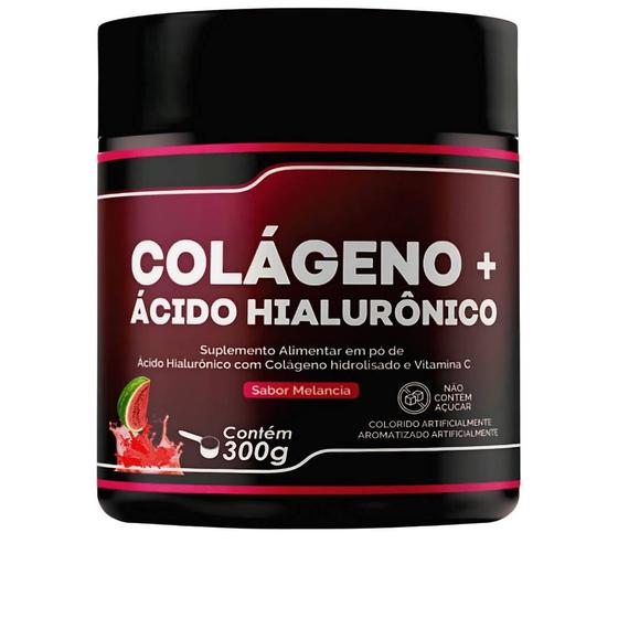 Imagem de Colágeno Hid + Ácido Hialurônico + Vit. C BV Nutrition - Sabor:Melancia 300g