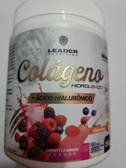 Imagem de Colágeno Hidrolisado com acido hialuronico- 250g  - Leader Nutrition