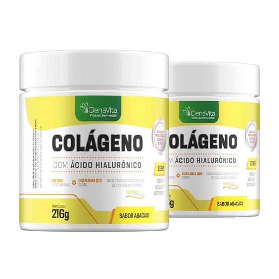 Imagem de Colágeno Hidrolisado Verisol Com Ácido Hialurônico + Coenzima Q10 + Biotina 216g - LANÇAMENTO- Denavita