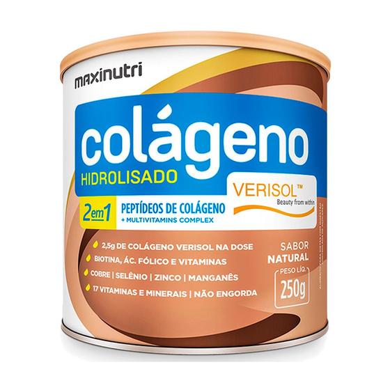 Colágeno Hidrolisado Verisol Original Lata 250g Natural Menor preço em Colágeno Hidrolisado Verisol Original Lata 250g Natural