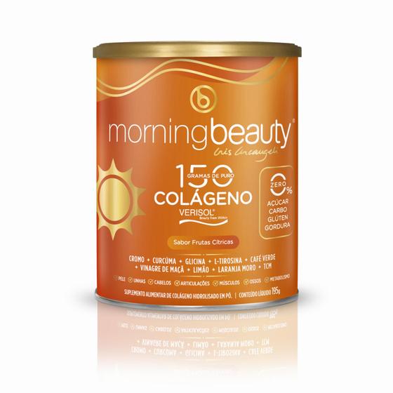 Imagem de Colageno Hidrolisado Verisol Para Tomar De Dia Sabor Frutas Cítricas Beautyin Morning Beauty - 195g