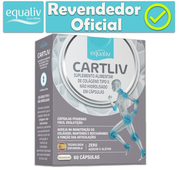 Colágeno Não Hidrolisado Tipo II Cartliv Com 60 Cápsulas Menor preço em Colágeno Não Hidrolisado Tipo II Cartliv Com 60 Cápsulas