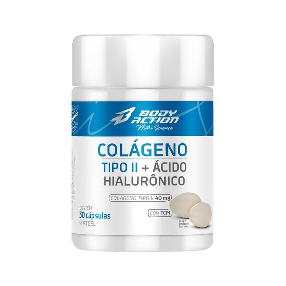 Imagem de Colágeno Tipo 2 + Ácido Hialurônico Body Action - 30 caps