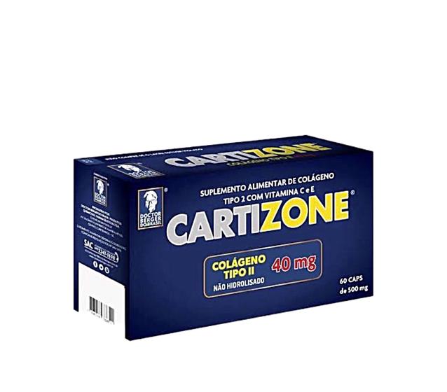Imagem de Colágeno Tipo 2 Com Vitamina C E 60 Cápsulas - Cartizone