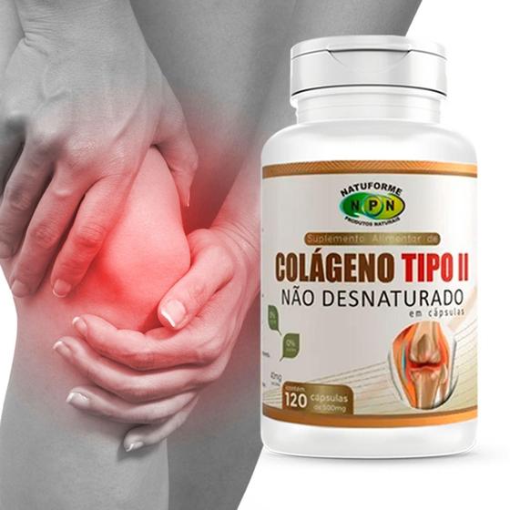 Colágeno Tipo 2 Não Desnaturado Ossos e Articulações 120 cápsulas ...