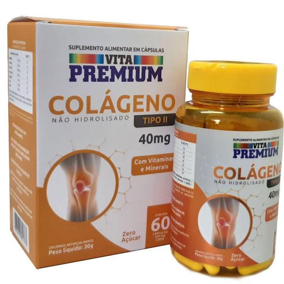 Imagem de Colágeno Tipo 2 Vita Premium Caps 40mg c/60