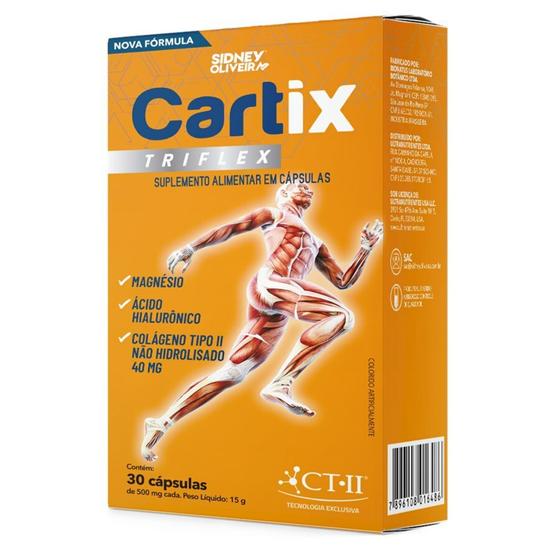Colágeno tipo ii não hidrolisado + ácido hialurônico + magnésio cartix triflex 30 cápsulas é boa?