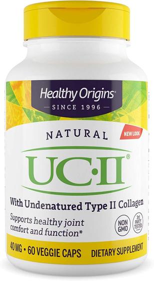 Imagem de Colágeno Tipo II UC-II Healthy Origins - 40mg - 60 Cápsulas