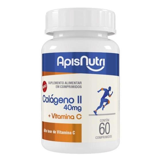 Imagem de Colágeno Tipo II + Vitamina C 500mg (60 caps) - Apisnutri