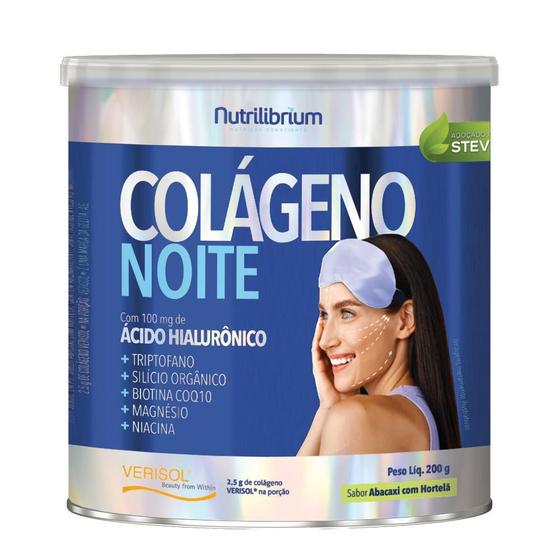 Imagem de Colágeno Verisol Com Ácido Hialurônico Noite 200g Nutrilibrim
