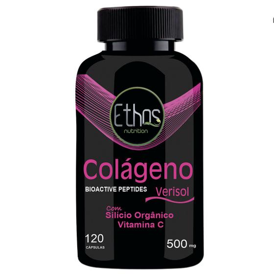 Imagem de Colágeno Verisol com Silício Orgânico e Vitamina C 360 Cápsulas - Ethos Nutrition