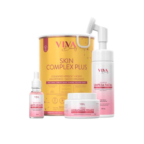 Imagem de Colágeno Verisol + Creme + Espuma Facial + Sérum Viva Beauty