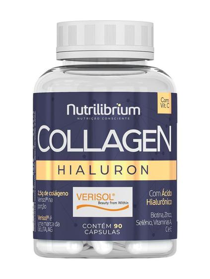 Imagem de Colágeno Verisol Hialurônico Biotina Vit C 90 Caps Bodyaction