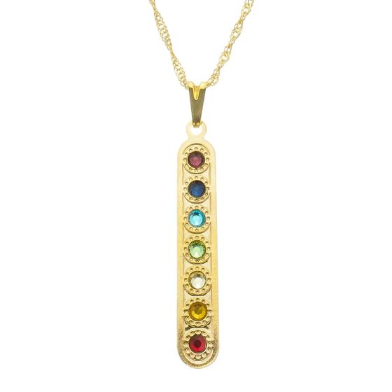 Imagem de Colar 7 Chakras 33mm - Sunshine Cristais