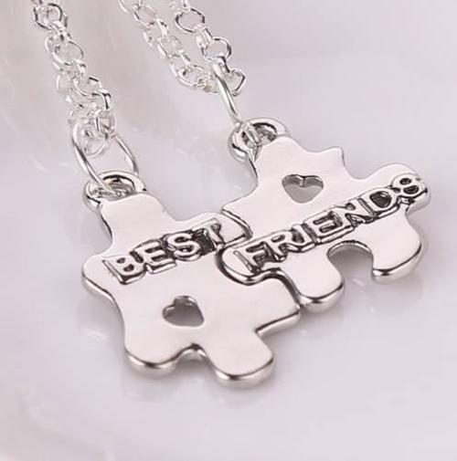 Imagem de Colar Amizade Best Friends Melhores Amigas Folheado - B33