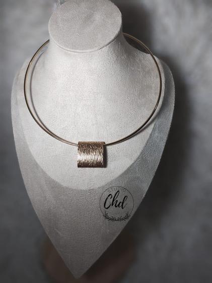 Imagem de Colar aro magee_semijoia com banho nobre de ouro 18k