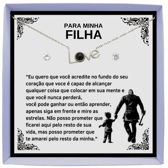 Imagem de Colar Borboleta Presente Aniversário de Pai Viking Para Filha Prata Esterlina 925 + Dedicatória