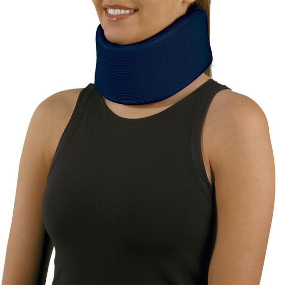 Imagem de Colar Cervical de Espuma Leve Mercur Azul Tamanho G com 1 Unidade