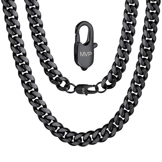 Imagem de Colar ChainsPro Cuban Chain em aço inoxidável 56cm com nome